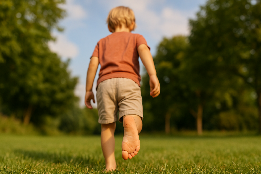 nino-descalzo-pie-patukines Niño camina descalzo